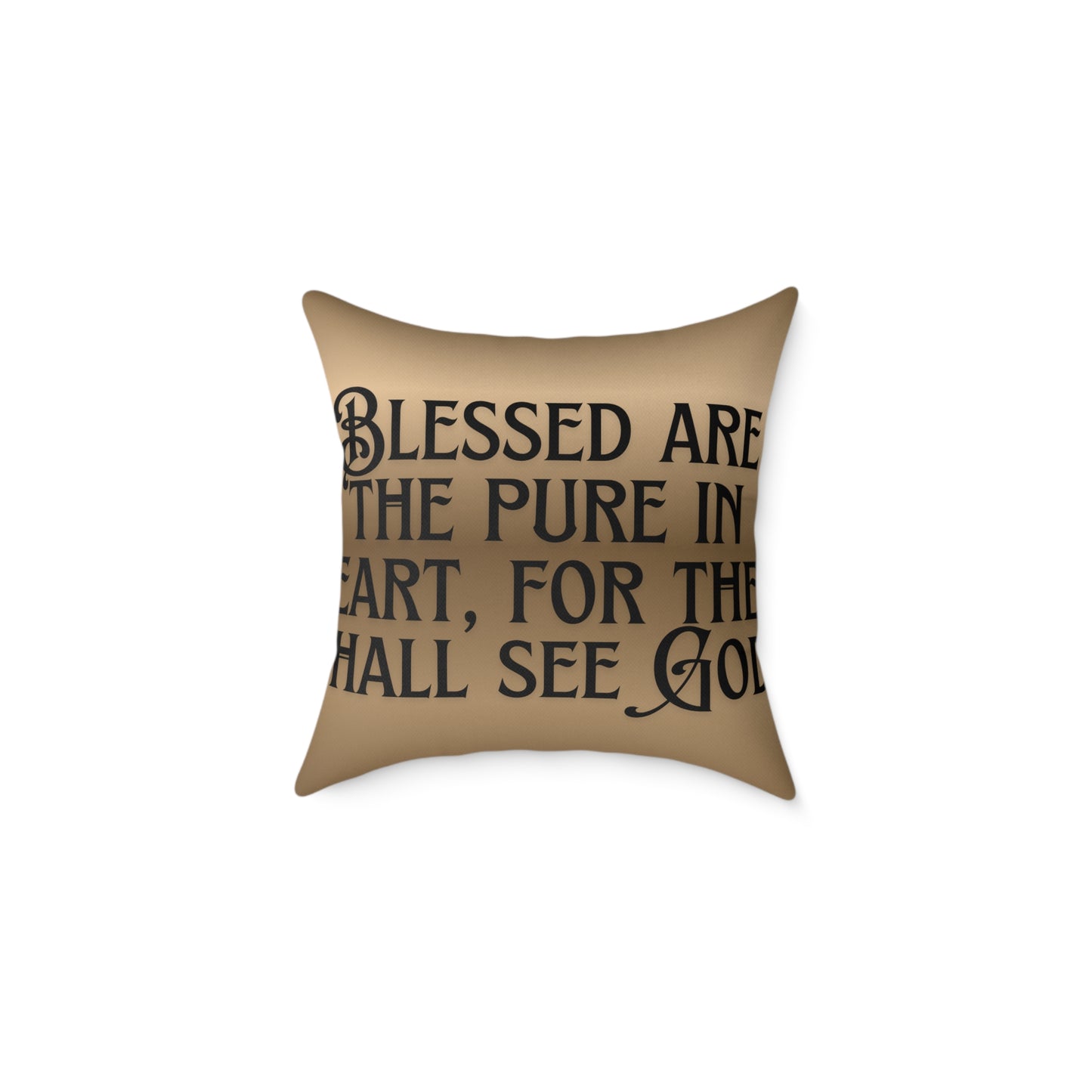 Blessed Heart Decorative Pillow | Home Decor, Gift for Faith-Seeking Friends, Cozy Living Room Accent, Sentimental
