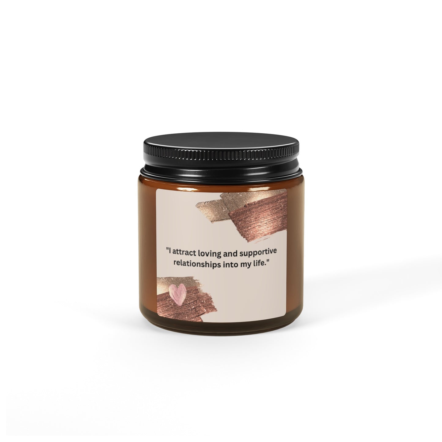 Scented Soy Candle (Multi-Size, Amber Jar)