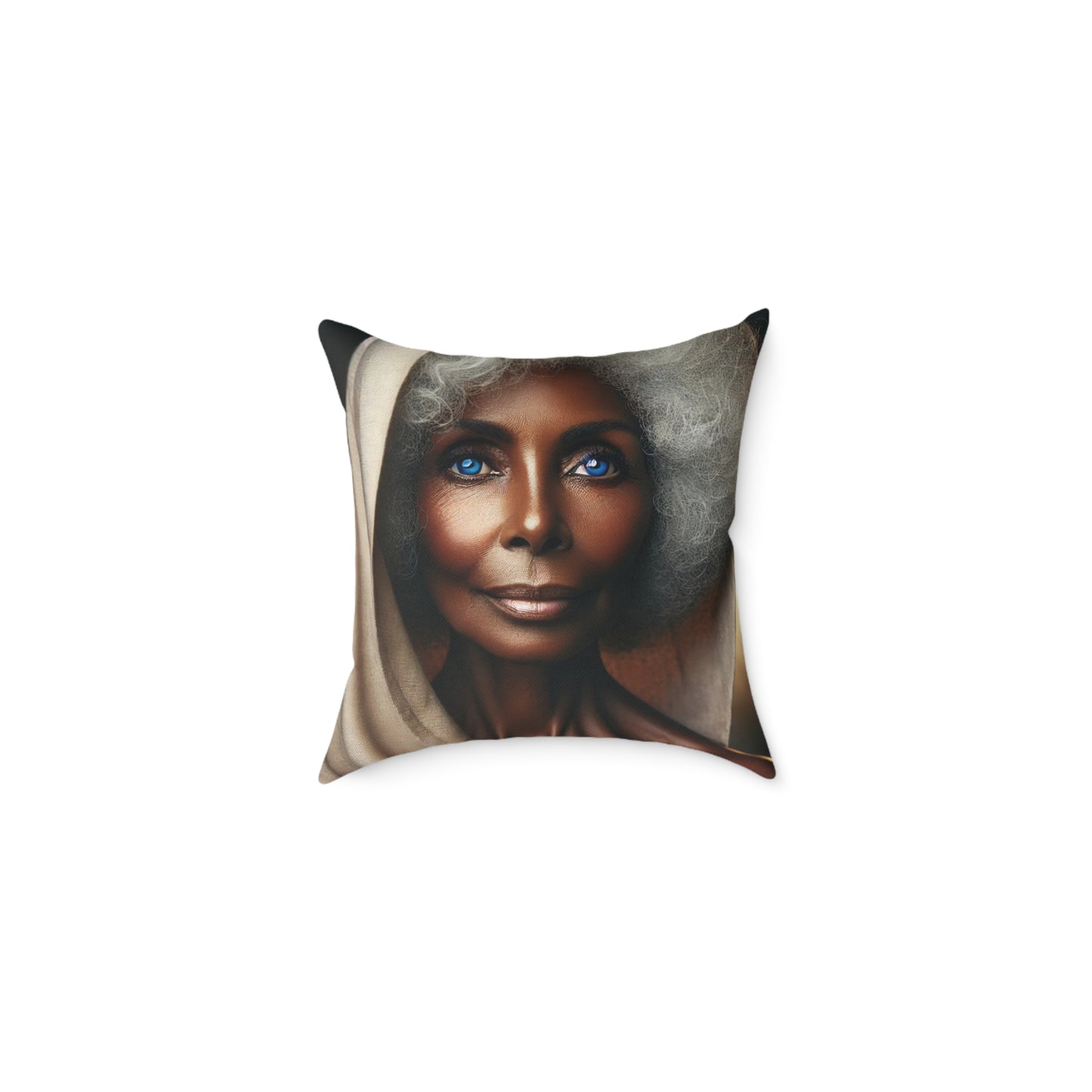 Square Poly Canvas Pillow, inspirational prayer pillow
