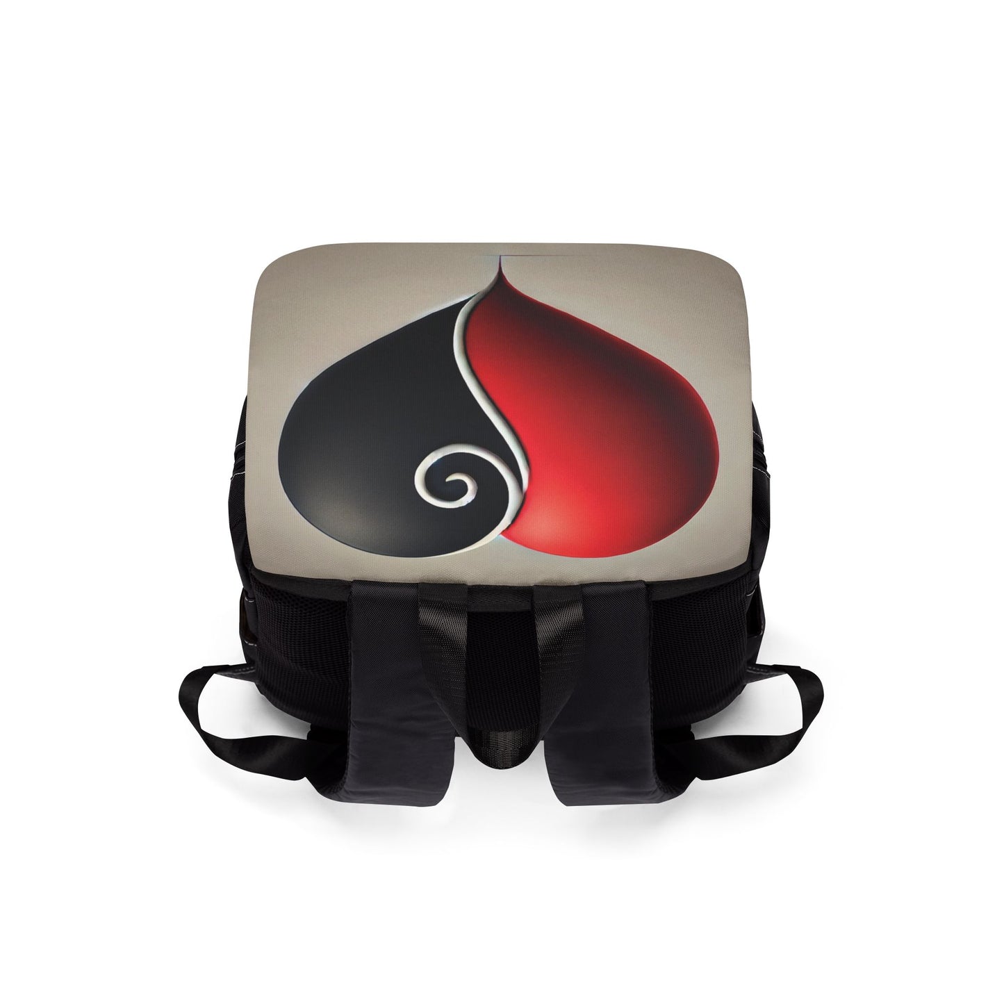 Heart Design Unisex Casual Shoulder Backpack - Stylish & Functional Everyday Bag