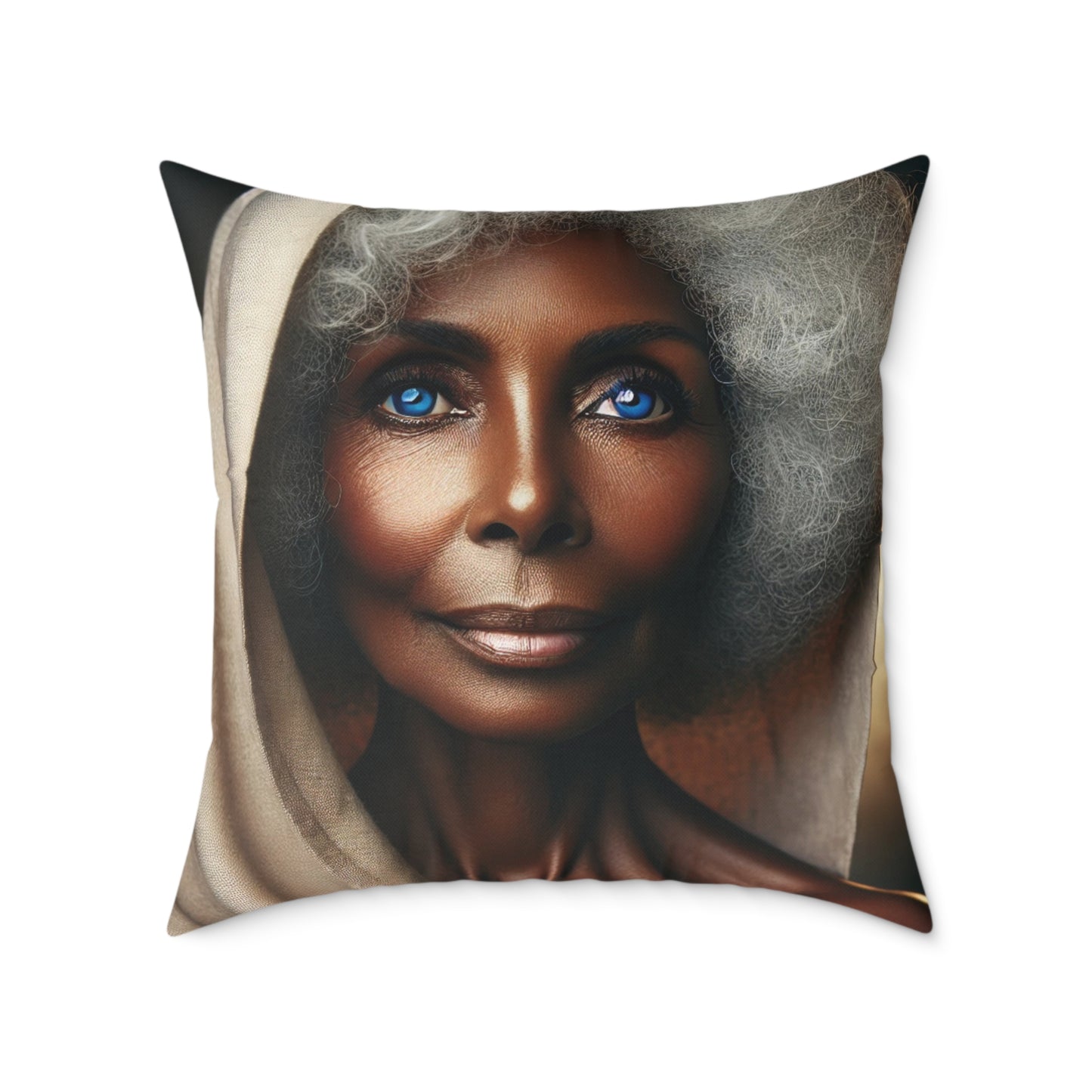 Square Poly Canvas Pillow, inspirational prayer pillow