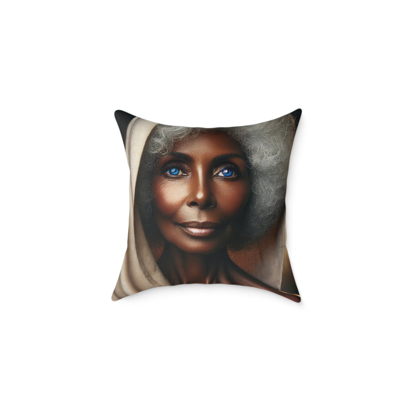 Square Poly Canvas Pillow, inspirational prayer pillow