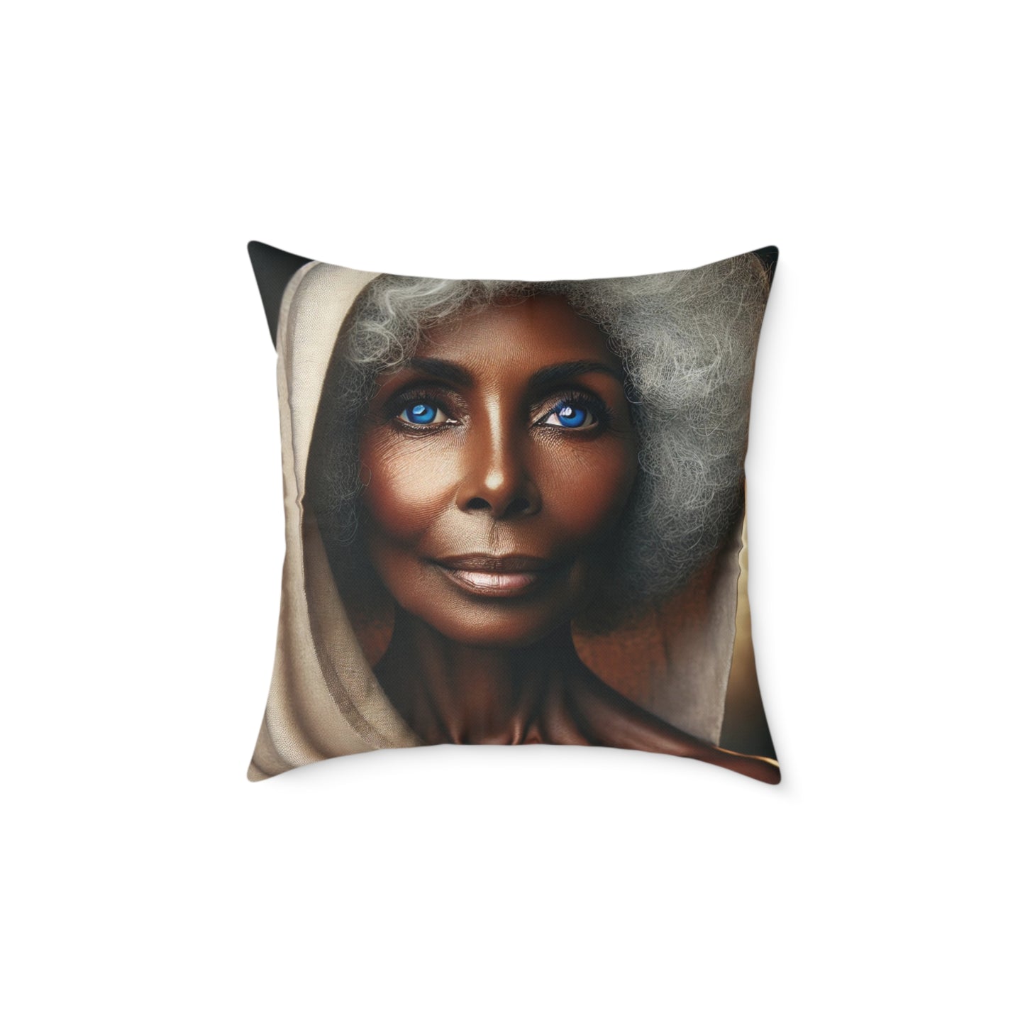 Square Poly Canvas Pillow, inspirational prayer pillow