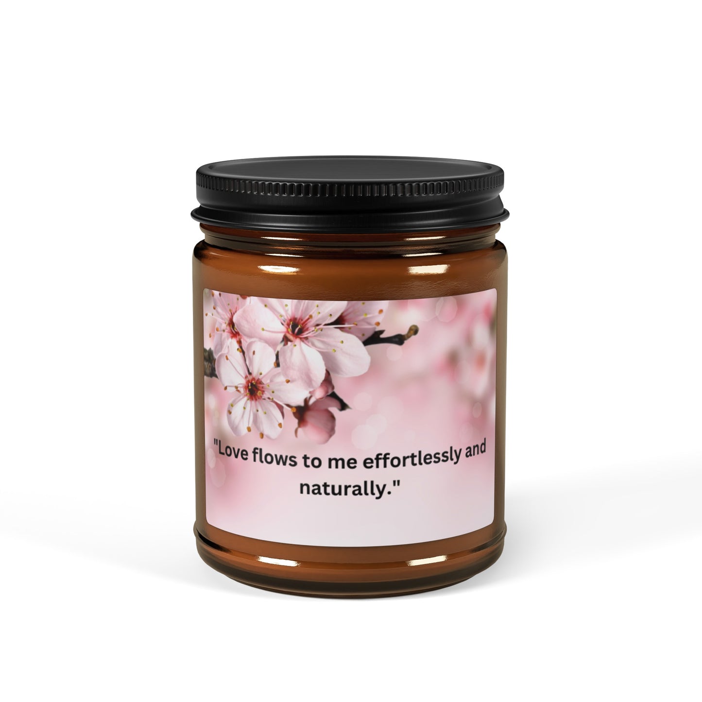 Scented Soy Candle (Multi-Size, Amber Jar)