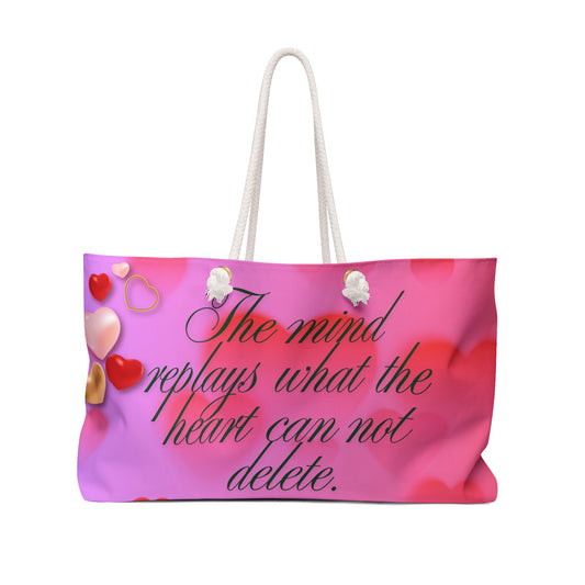 The mind: Weekender Bag | Pink Gradient