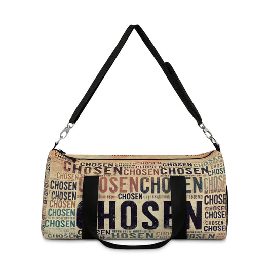 Chosen: Motivational Duffel Bag - Perfect for Gym, Travel, and Daily Use