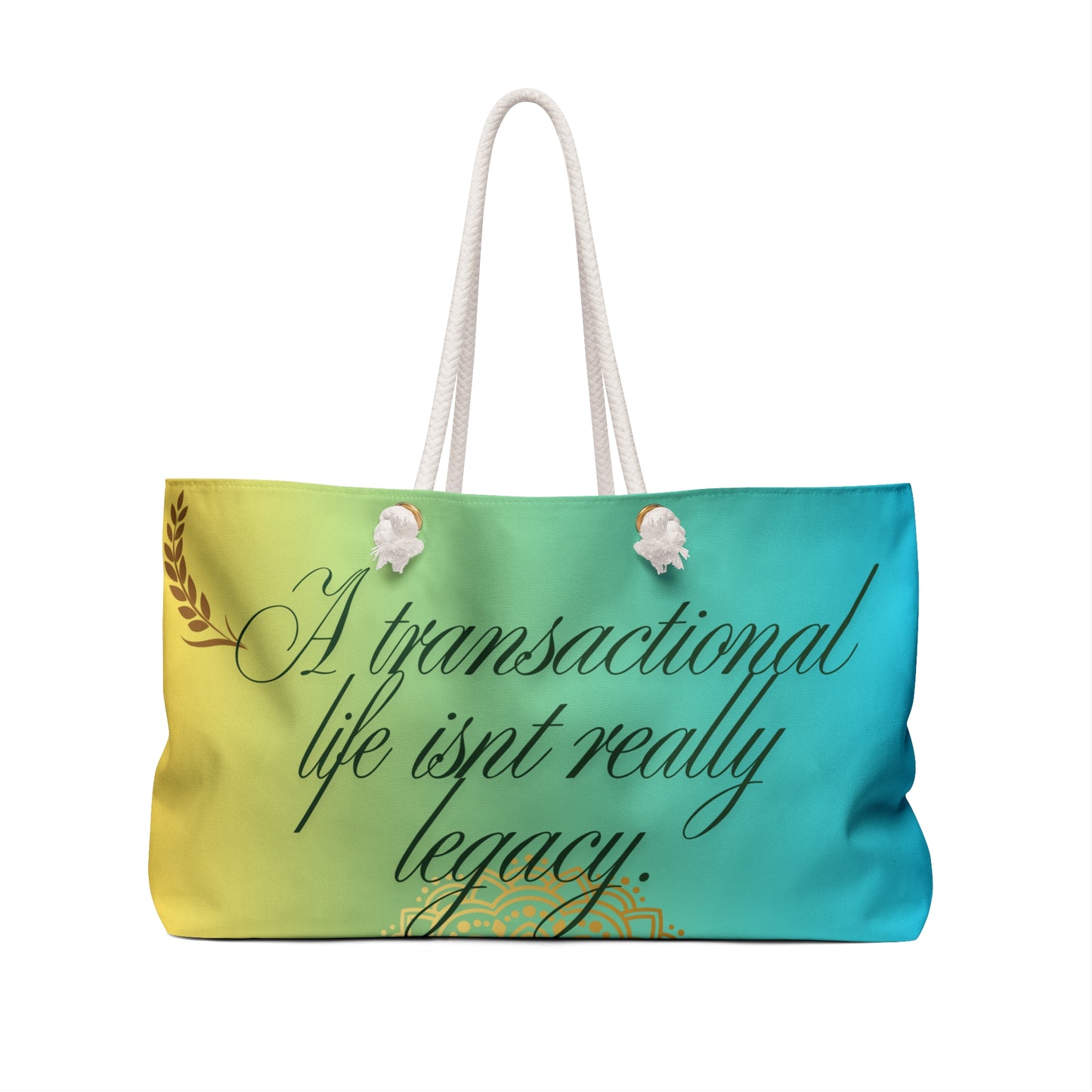 Transparency Weekend Bag