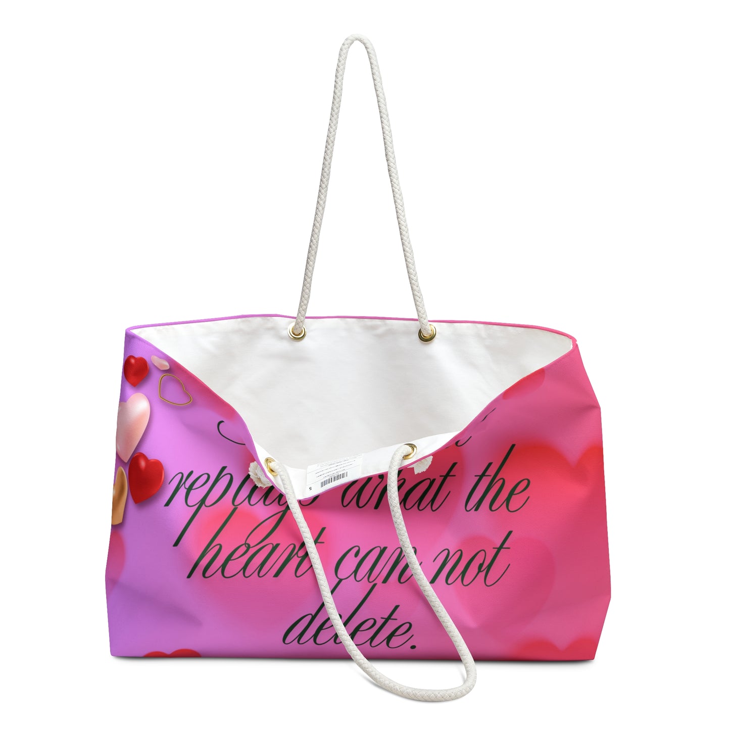 The mind: Weekender Bag | Pink Gradient