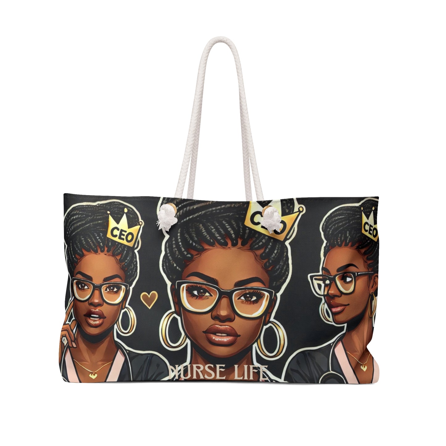 Weekender Bag — "I Said, What I Said" Tote
