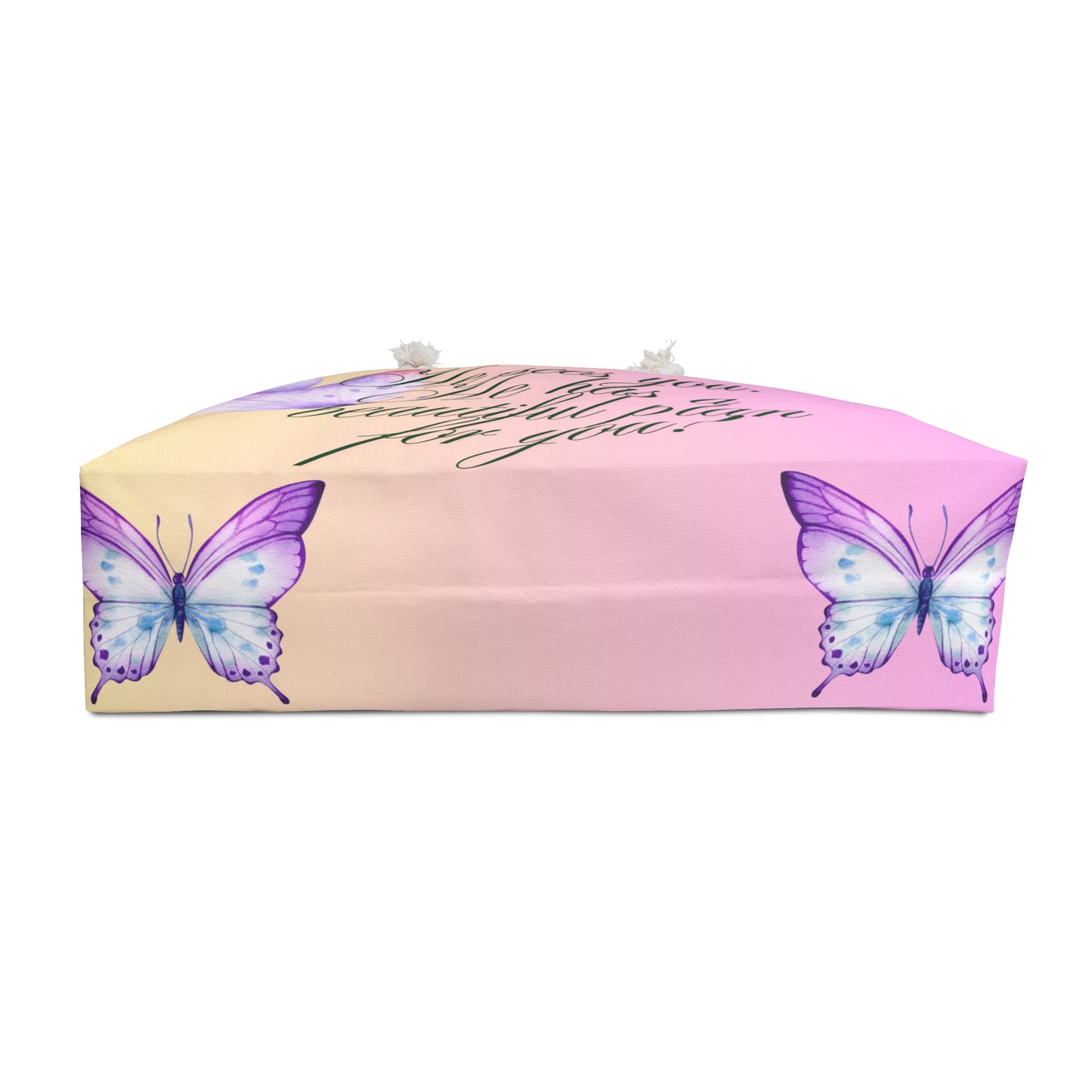 He sees you: Weekender Bag | butterfly design