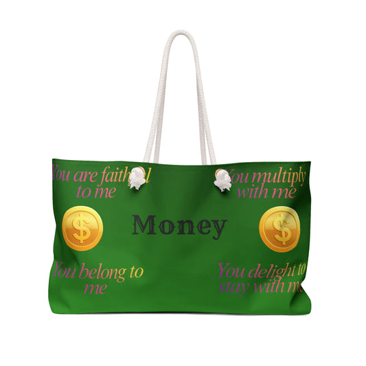 Money Design Weekender Bag